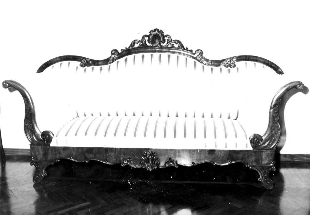 divano - ambito laziale (metà sec. XIX)