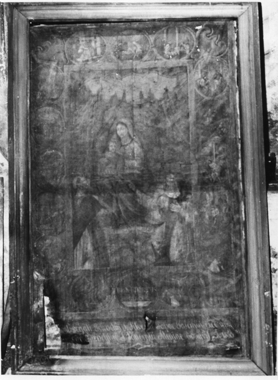 Madonna del Rosario (dipinto) - ambito reatino (sec. XIX)