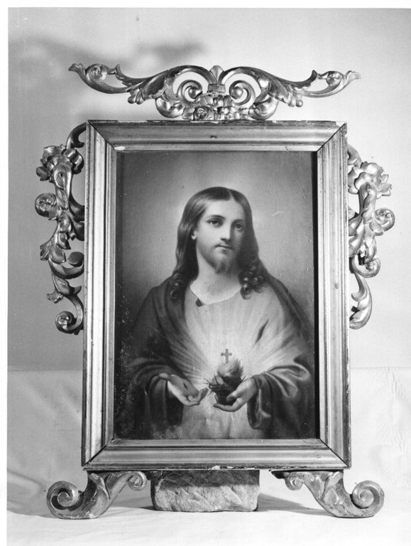 Sacro Cuore di Gesù (dipinto) di Società Oleografica Bolognese (attribuito) (fine sec. XIX)