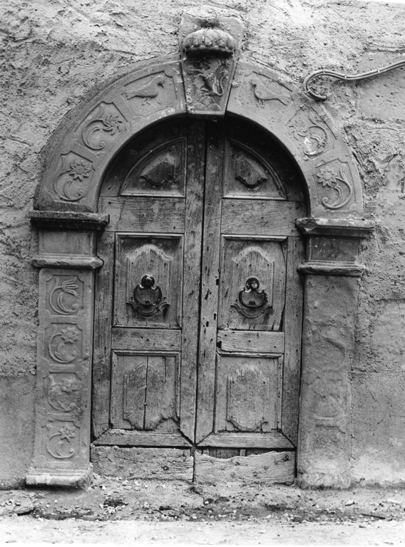 porta - a due battenti - ambito reatino (metà sec. XVIII)