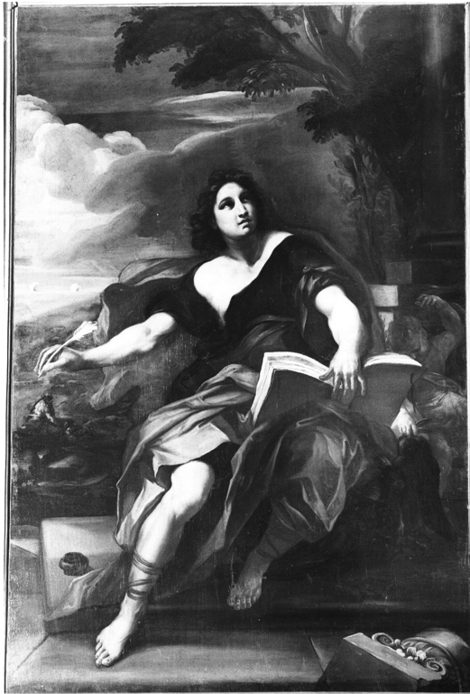 San Giovanni Evangelista (dipinto) di Romanelli Giovanni Francesco (scuola) (seconda metà sec. XVII)