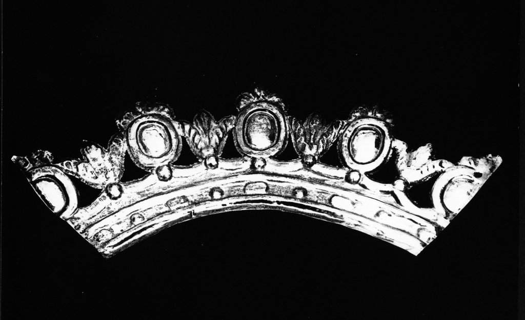 corona da dipinto - ambito viterbese (sec. XIX)