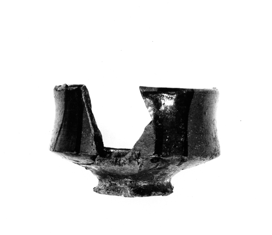 versatore, frammento - manifattura viterbese (sec. XIII)