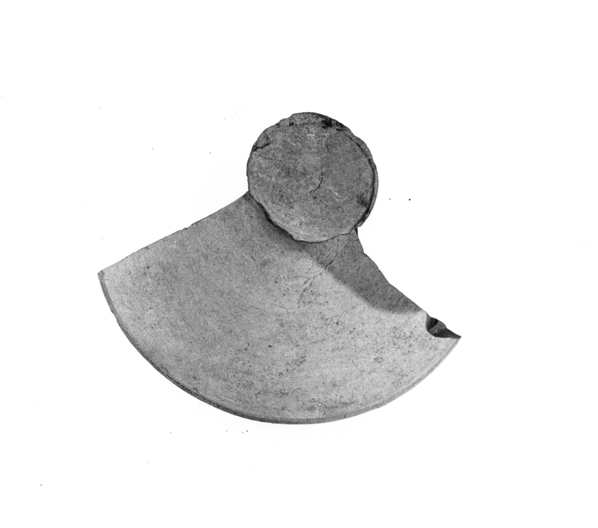 coperchio, frammento - manifattura viterbese (secc. XI/ XII)