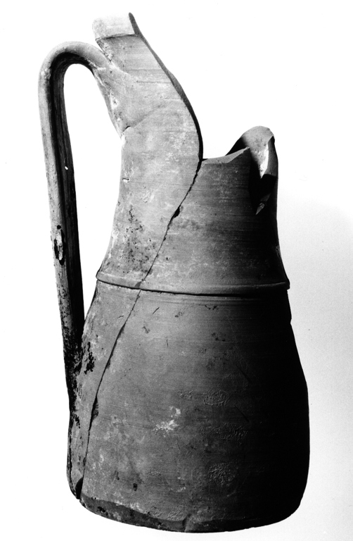 boccale, frammento - manifattura viterbese (sec. XIII)