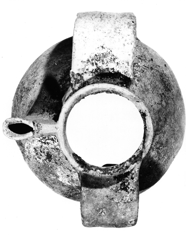 brocca, frammento - manifattura viterbese (secc. X/ XI)