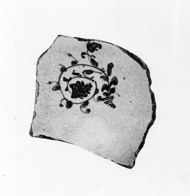 piatto, frammento - manifattura faentina (fine sec. XVI)