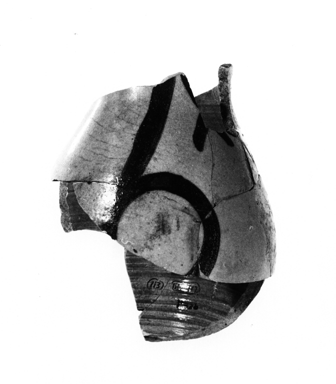 brocca, frammento - manifattura toscana (inizio sec. XV)