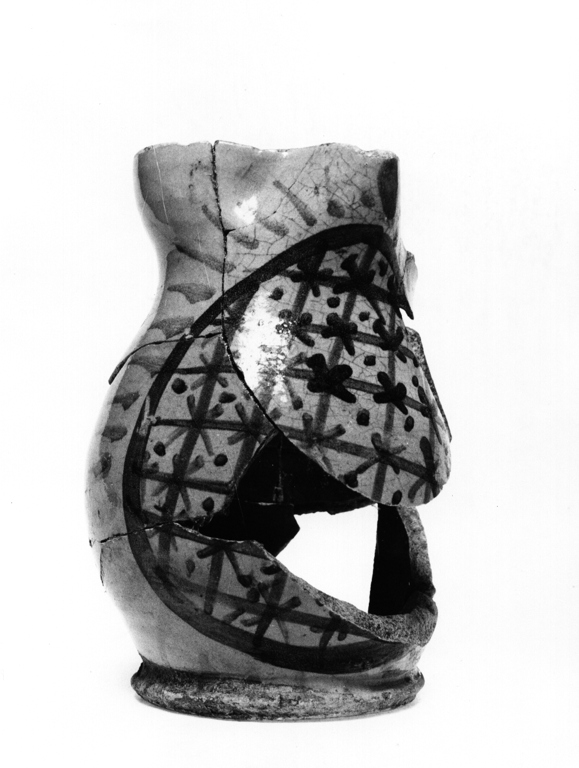 boccale, frammento - manifattura di Cafaggiolo (prima metà sec. XVI)