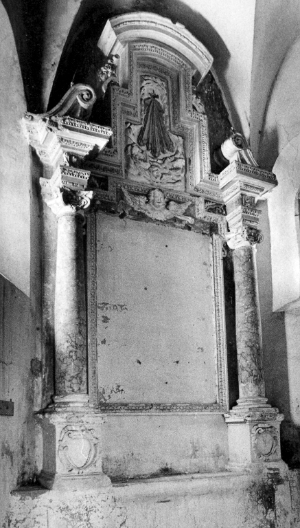 altare - a edicola - ambito laziale (sec. XVII)