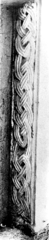 pilastrino, frammento - ambito laziale (sec. IX)