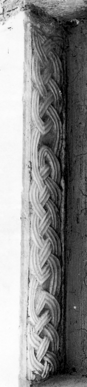 pilastrino, frammento - ambito laziale (sec. IX)