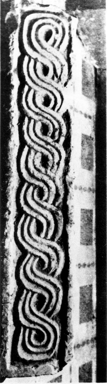 pilastrino, frammento - ambito laziale (sec. IX)