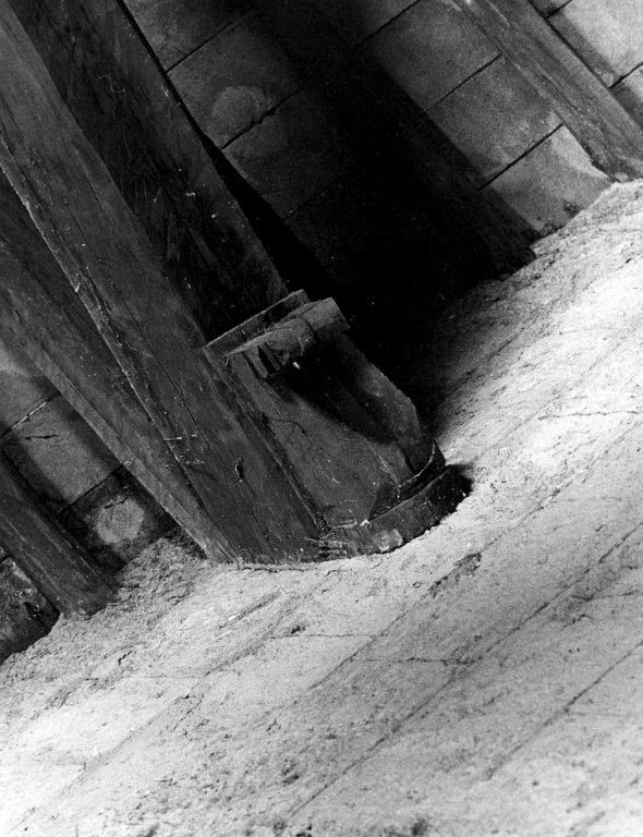 mensola - a voluta, serie - ambito laziale (sec. XVIII)