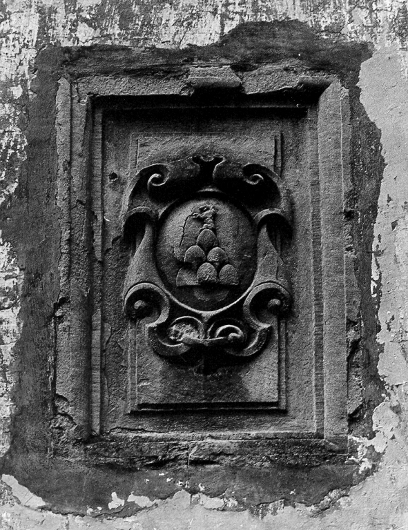 stemma gentilizio (rilievo) - ambito laziale (sec. XVII)