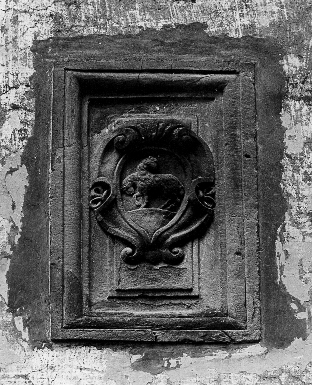 stemma gentilizio (rilievo) - ambito laziale (sec. XVII)