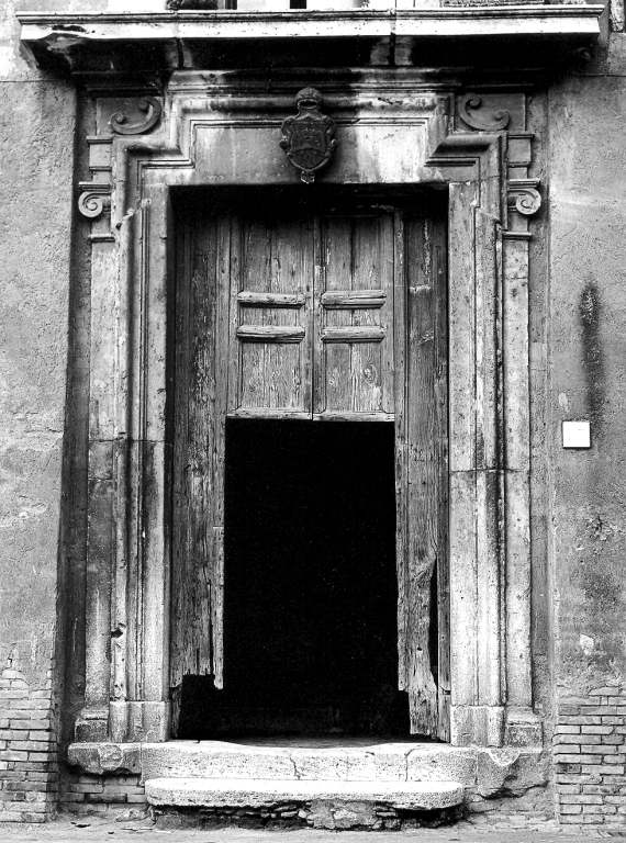 mostra di portale - ambito laziale (sec. XVIII)