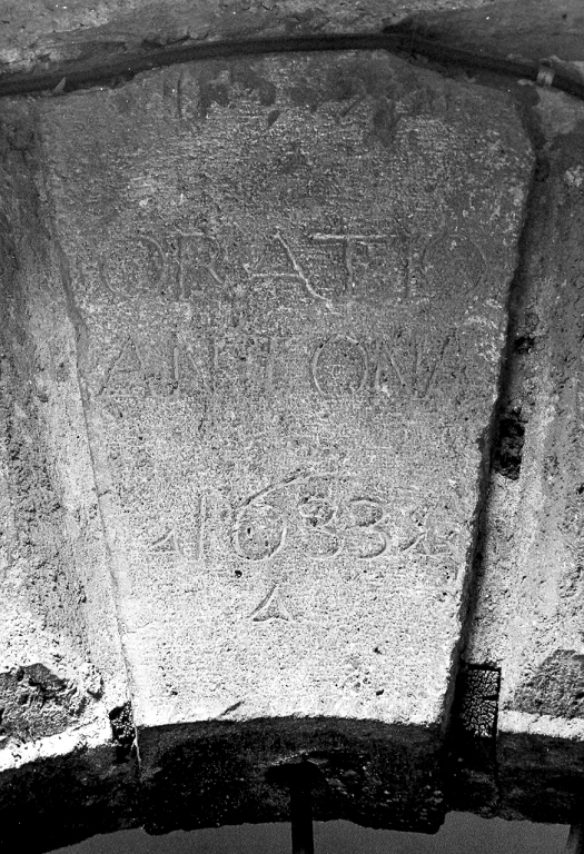 chiave di volta - ambito laziale (sec. XVII)