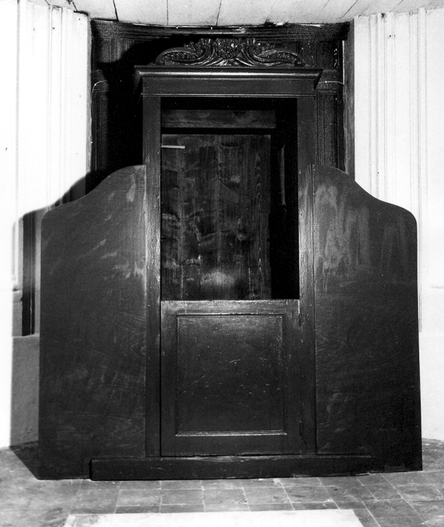 confessionale - ambito laziale (sec. XIX)