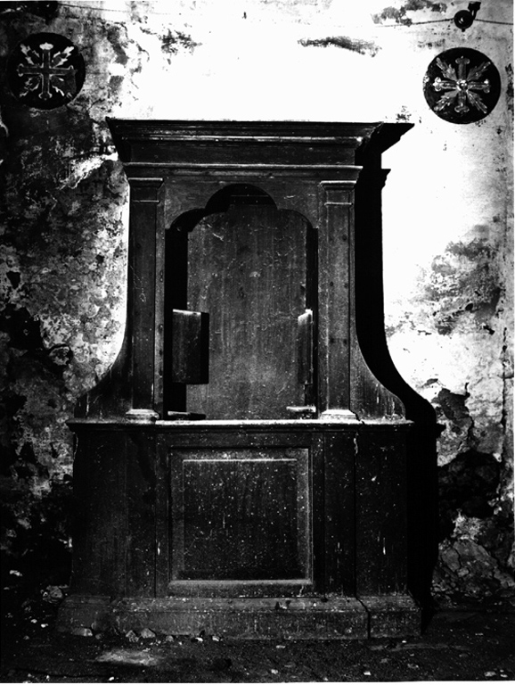 confessionale - ambito laziale (secc. XVIII/ XIX)