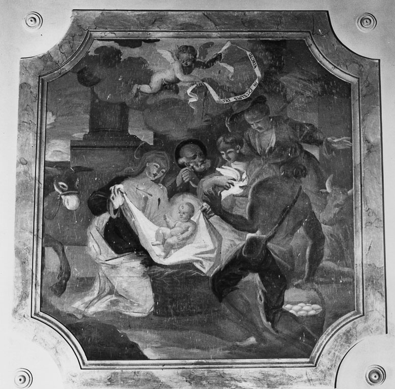 natività di Gesù (dipinto) - ambito laziale (prima metà sec. XVIII)