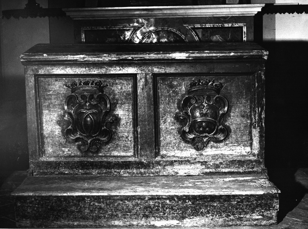 inginocchiatoio - ambito laziale (sec. XVII)