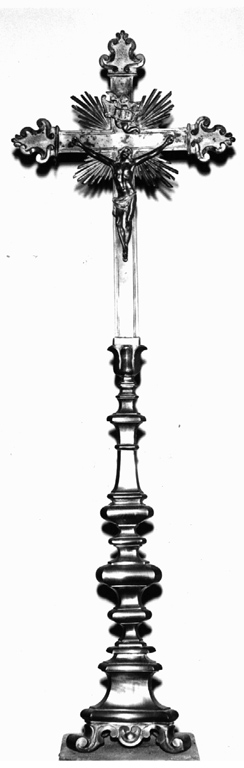 croce d'altare - ambito laziale (sec. XVIII)