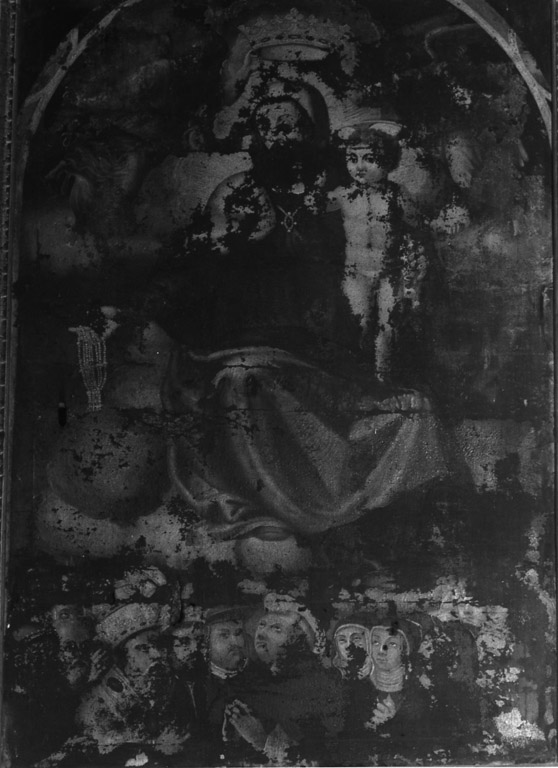 Madonna del Rosario (dipinto) - ambito laziale (sec. XVII)