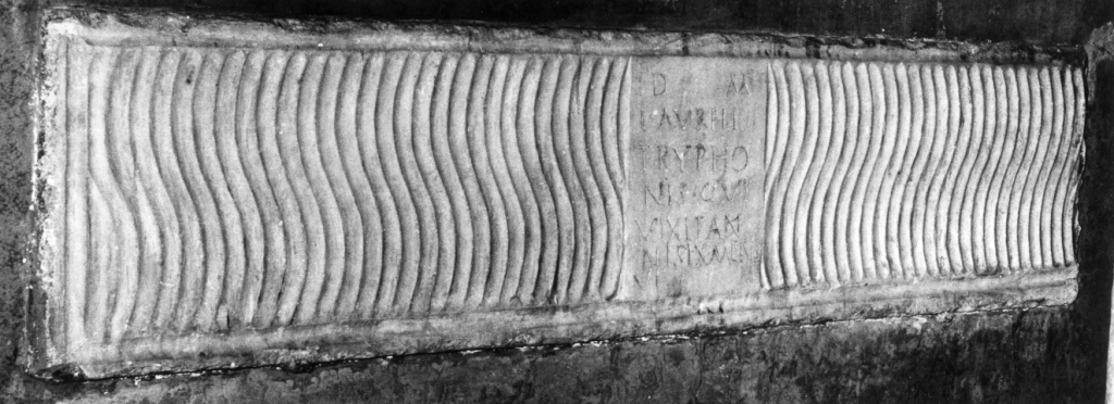 fronte di sarcofago - ambito romano (secc. III/ IV)