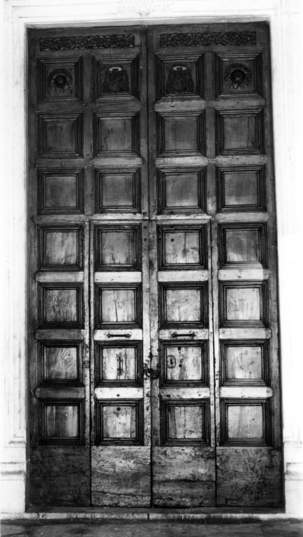 porta - a due battenti - ambito romano (sec. XV)