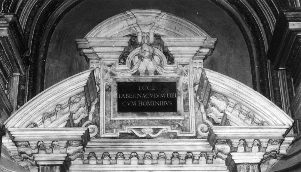 fastigio di Berrettini Pietro detto Pietro da Cortona, Barigioni Filippo (sec. XVII, sec. XVIII)