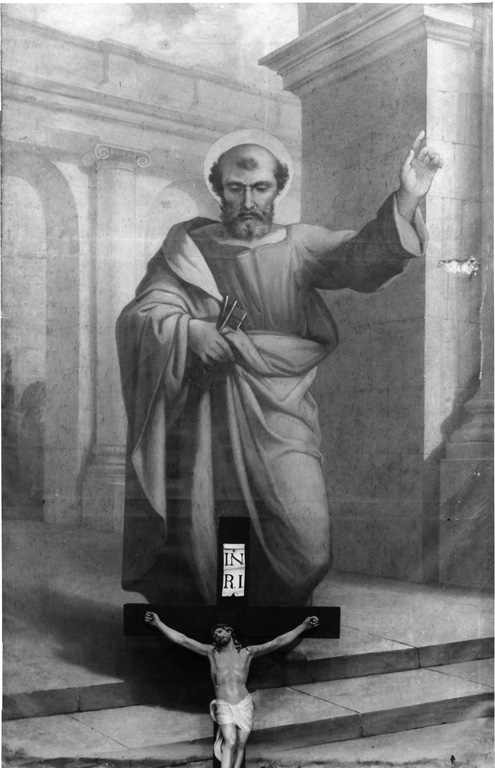 San Pietro Apostolo (dipinto) - ambito laziale (sec. XIX)