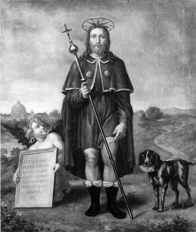 San Rocco (dipinto) - ambito laziale (sec. XIX)