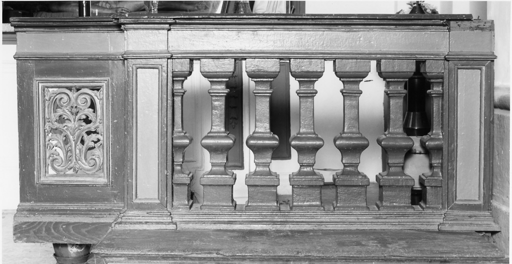 balaustrata, coppia - manifattura laziale (sec. XVIII)