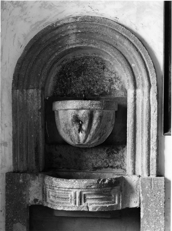 lavabo da sacrestia - manifattura laziale (sec. XIX)