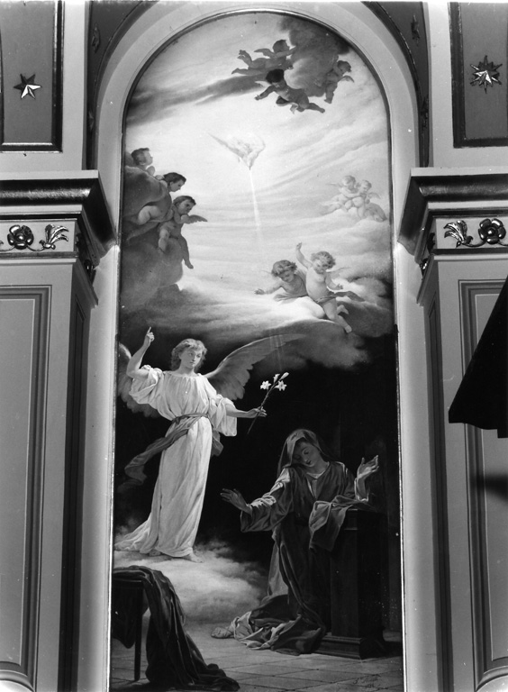 Annunciazione (dipinto, ciclo) di Nobili Salvatore (sec. XIX)