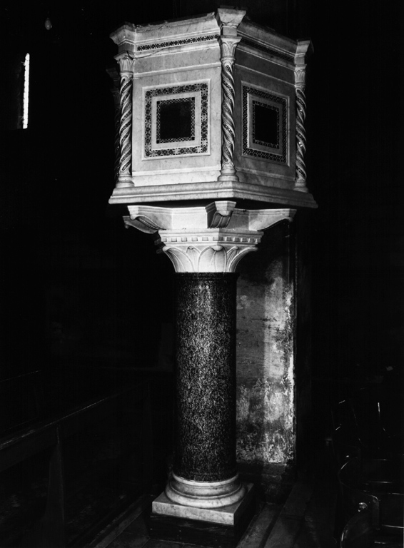 pulpito - ambito laziale (inizio sec. XX)