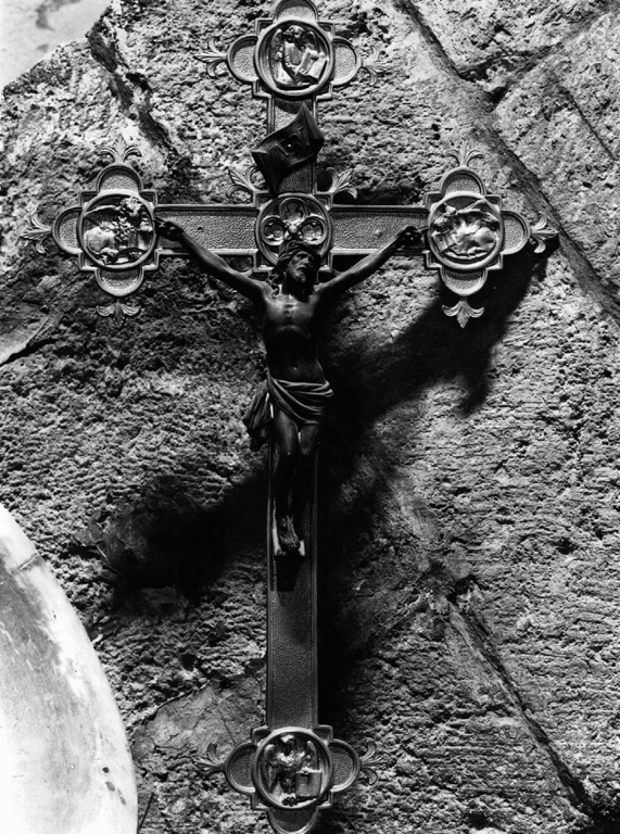 croce processionale - ambito laziale (inizio sec. XX)
