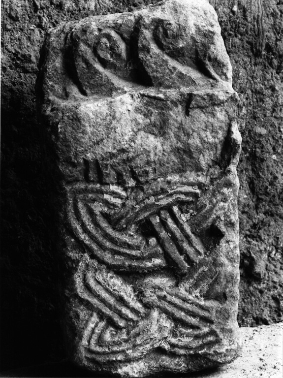 pluteo, frammento - ambito laziale (secc. VIII/ IX)