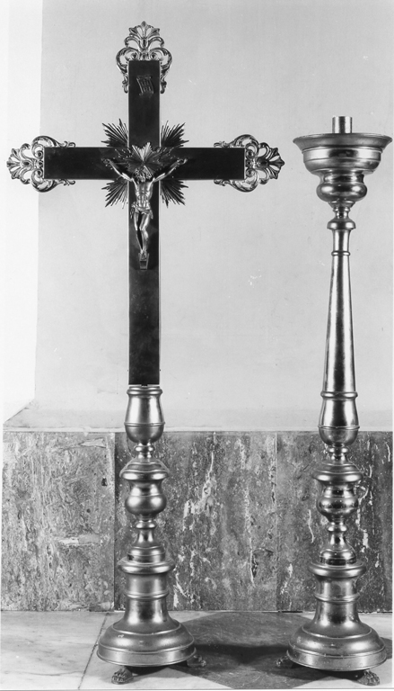 croce d'altare - ambito laziale (metà sec. XIX)