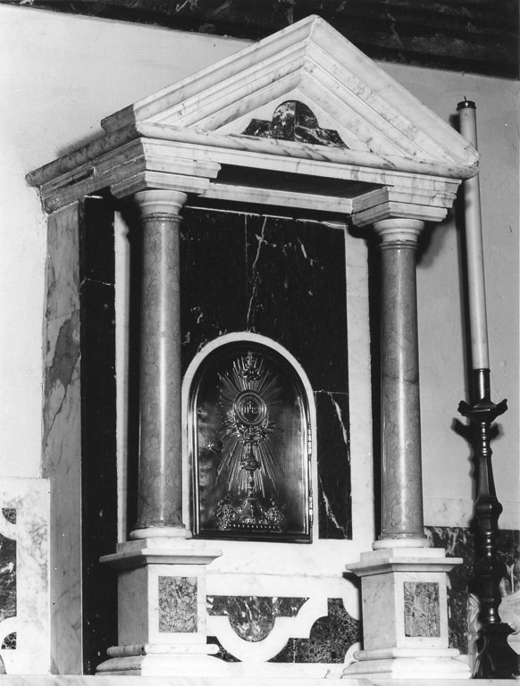 tabernacolo - a tempietto - ambito laziale (fine sec. XVIII)