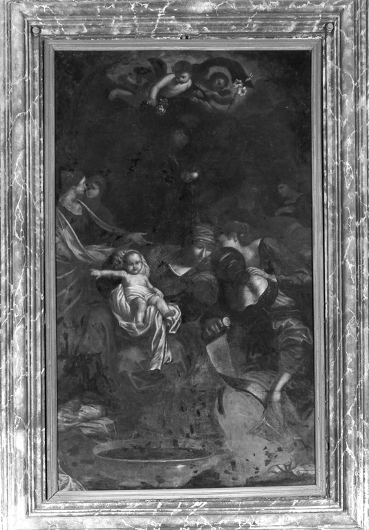 nascita di Maria Vergine (dipinto) di Barbieri Giovan Francesco detto Guercino (scuola) (fine/inizio secc. XVII/ XVIII)