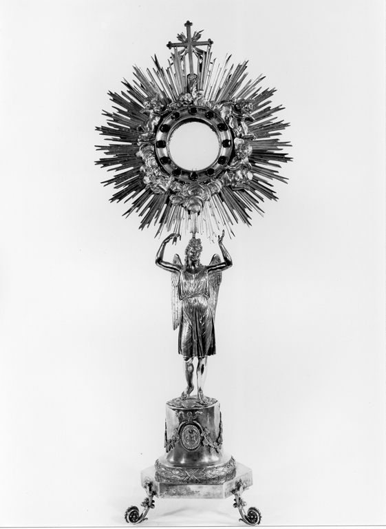 ostensorio - a raggiera di Cappelletti Antonio (sec. XIX)