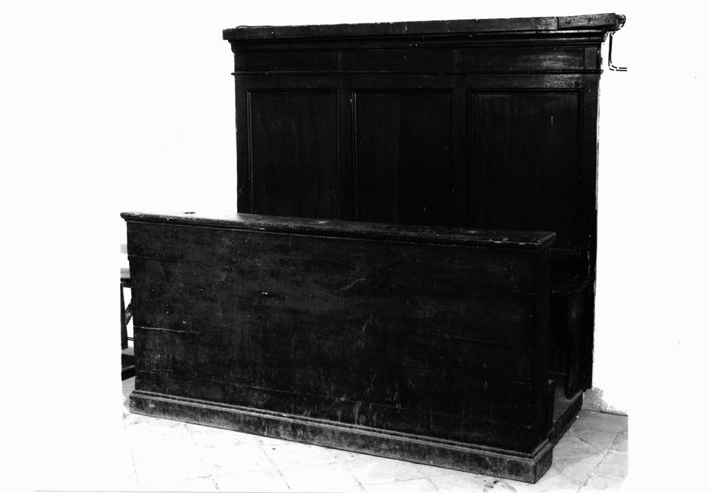 panca con inginocchiatoio - ambito laziale (sec. XIX)