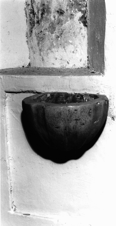 acquasantiera pensile - ambito laziale (fine sec. XVIII)