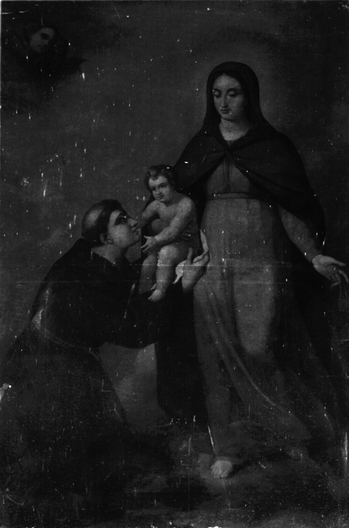 apparizione della Madonna con Bambino a Sant'Antonio da Padova (dipinto) - ambito laziale (sec. XIX)