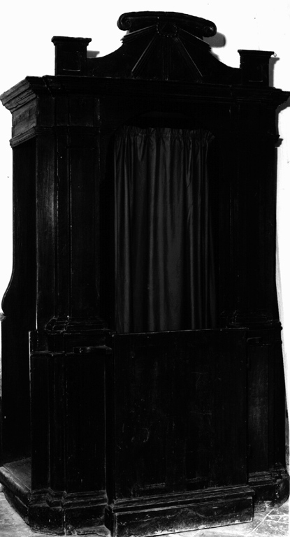 confessionale - ambito laziale (fine sec. XVIII)