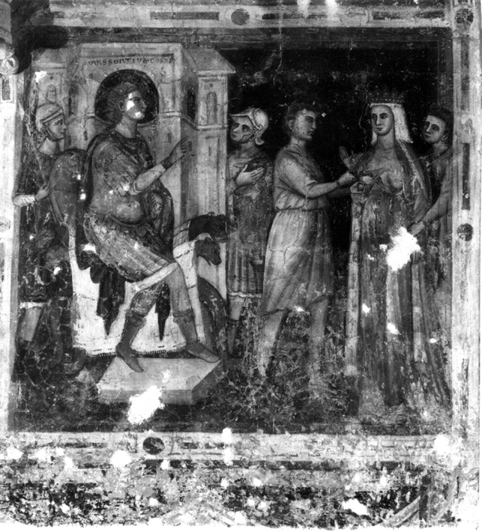 Santa Caterina d'Alessandria (dipinto, elemento d'insieme) - ambito romano (inizio sec. XIV)