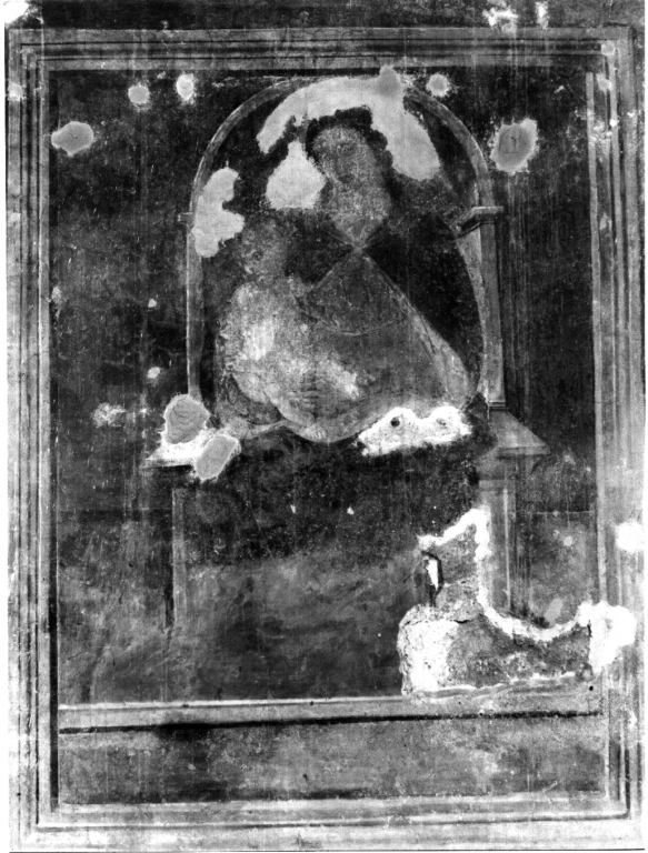 Madonna con Bambino (dipinto, elemento d'insieme) - ambito viterbese (fine sec. XV)