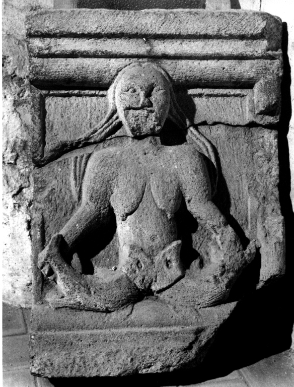 sirena (lastra) - ambito viterbese (sec. XII)